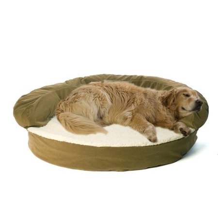 CAROLINA PET COMPANY Carolina Pet 011210 Ortho Sleeper Bolster Bed - Sage; Medium 11210